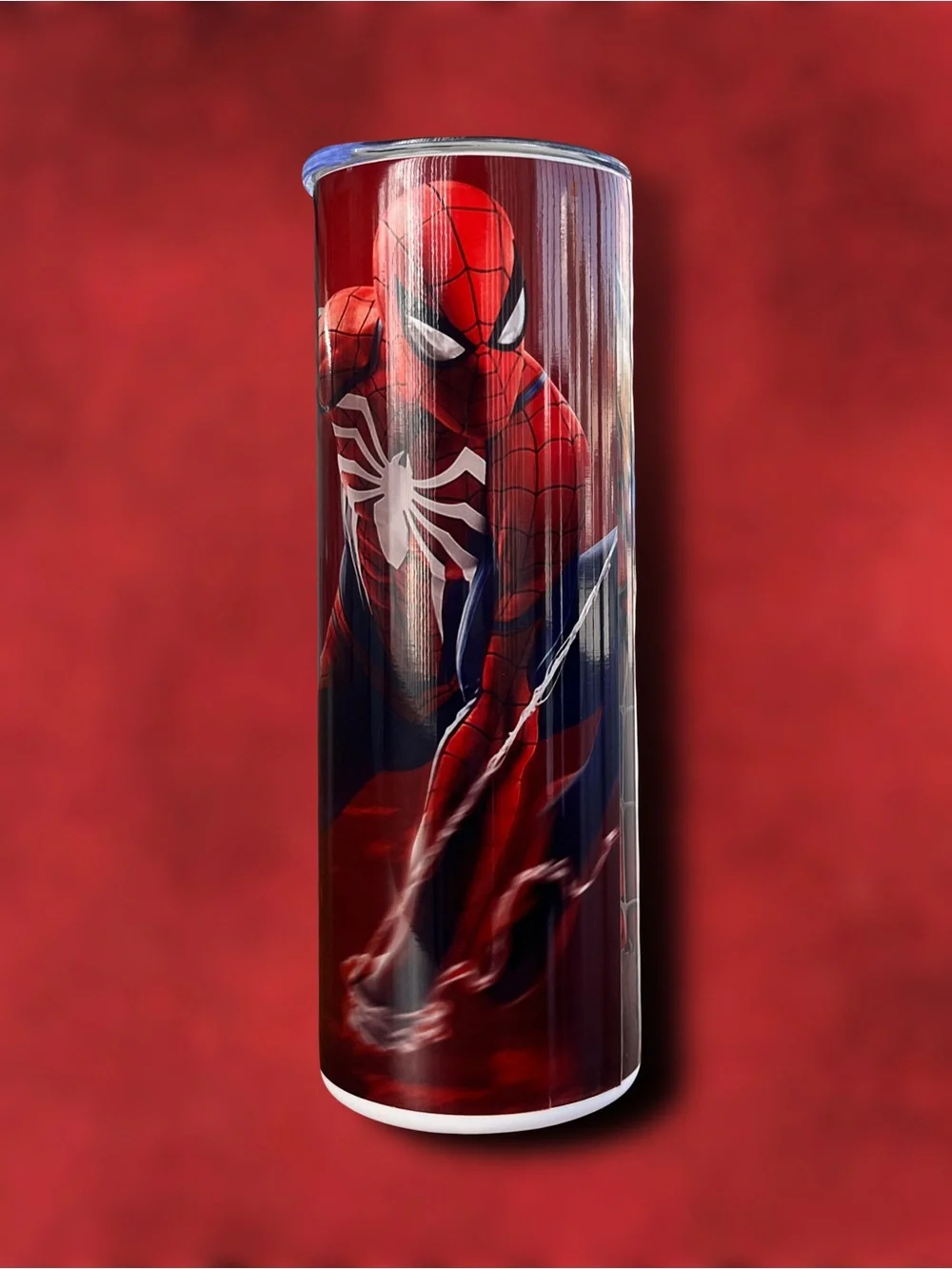 Spider-Man Red Tumbler Water Bottle